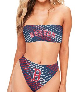 Boston Red Sox Wrapped Chest Bikini