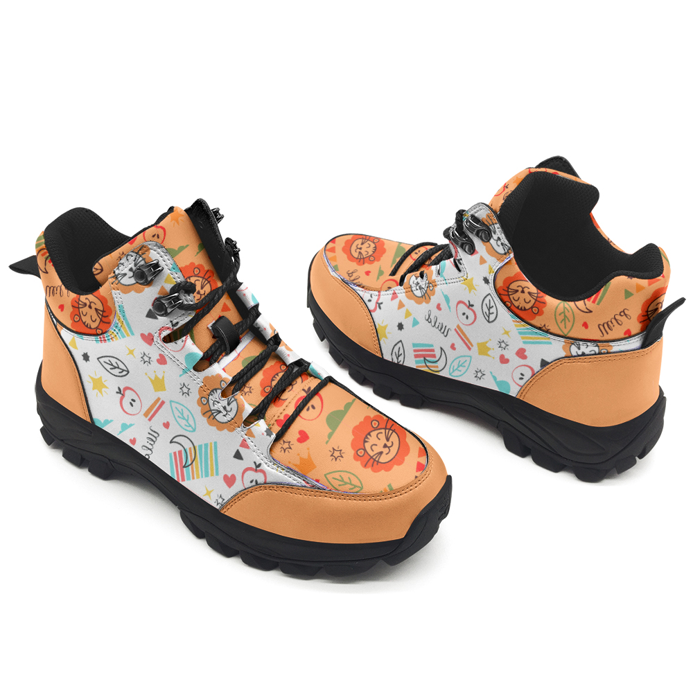 Orange and brown fox Hiking Shoes