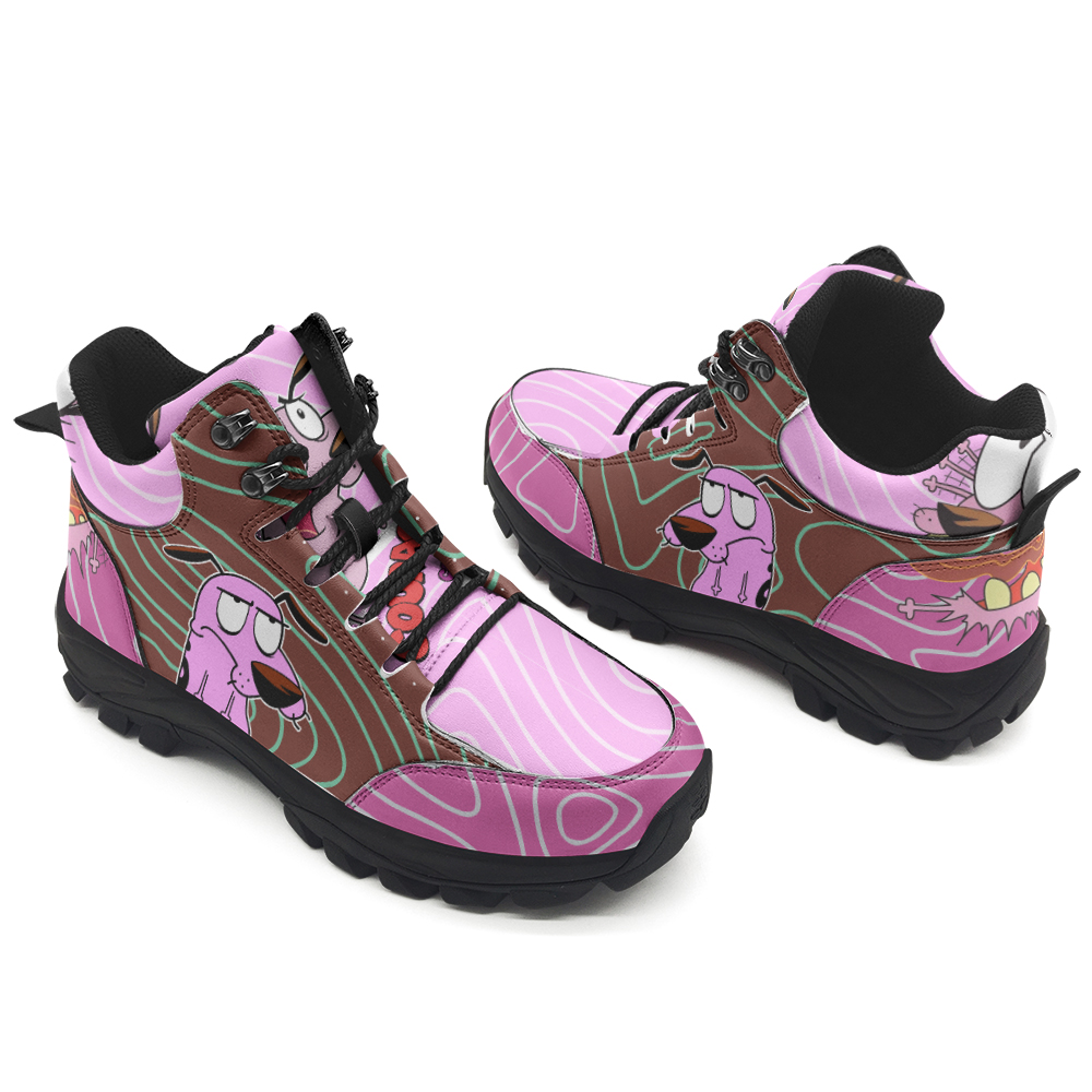 Courage The Cowardly Dog Hiking Shoes