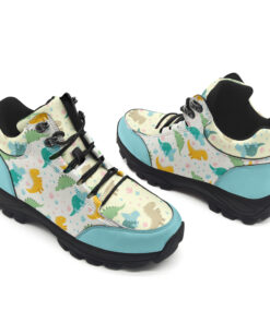 Cute Doodle Dinosaurs Hiking Shoes