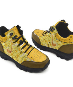 Cute giraffe in flat style Hiking Shoes