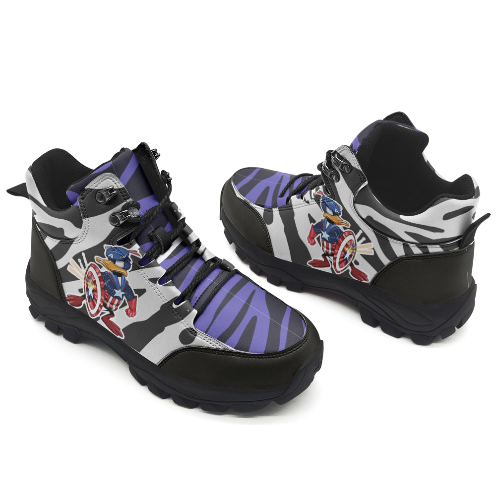 Donald Duck Captain America Hiking Shoes