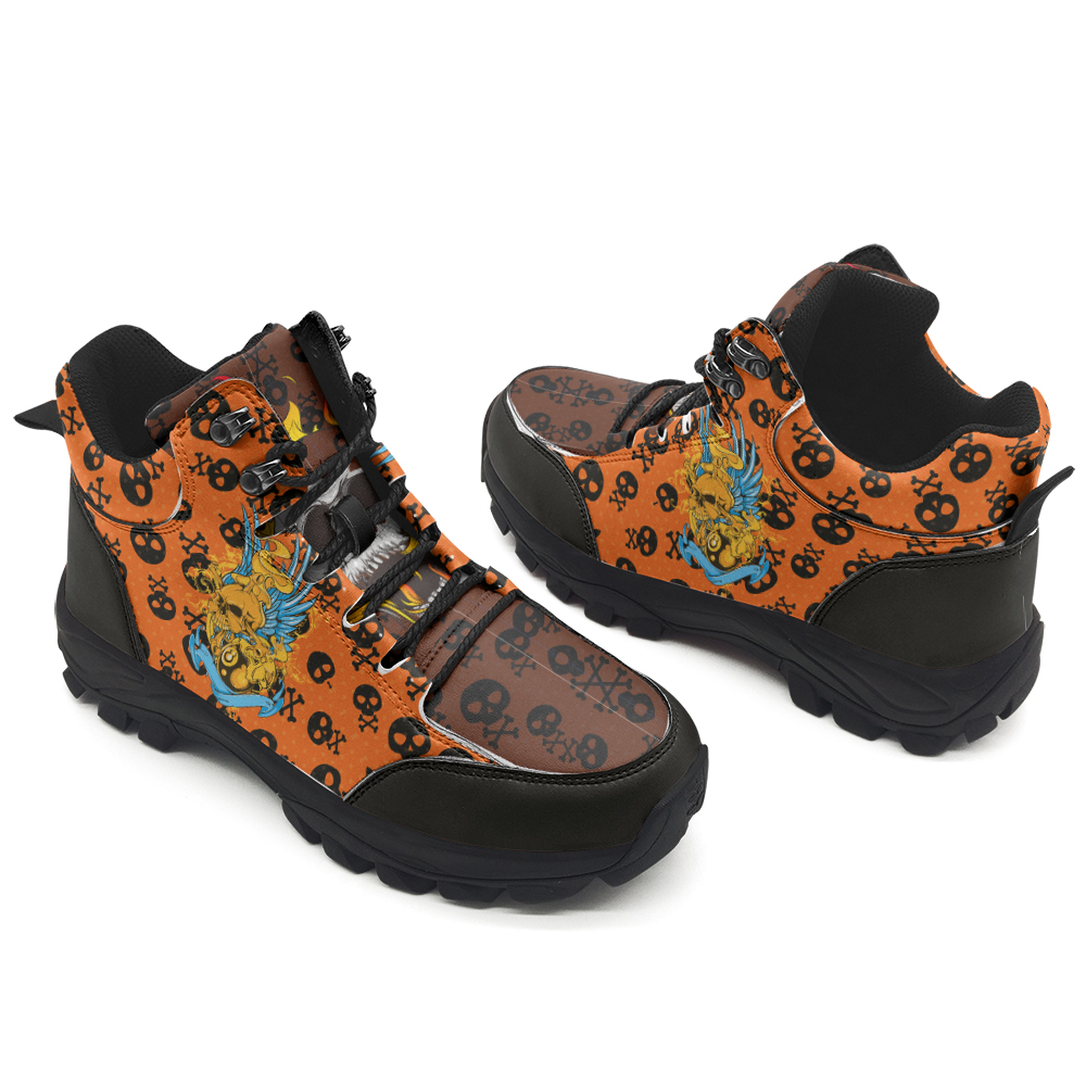 Hiphop style skull Hiking Shoes