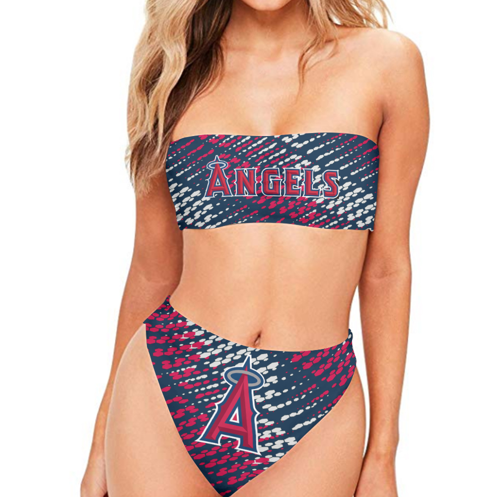 Los Angeles Angels Wrapped Chest Bikini