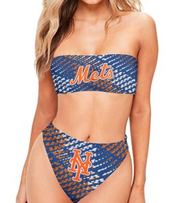 New York Mets Wrapped Chest Bikini