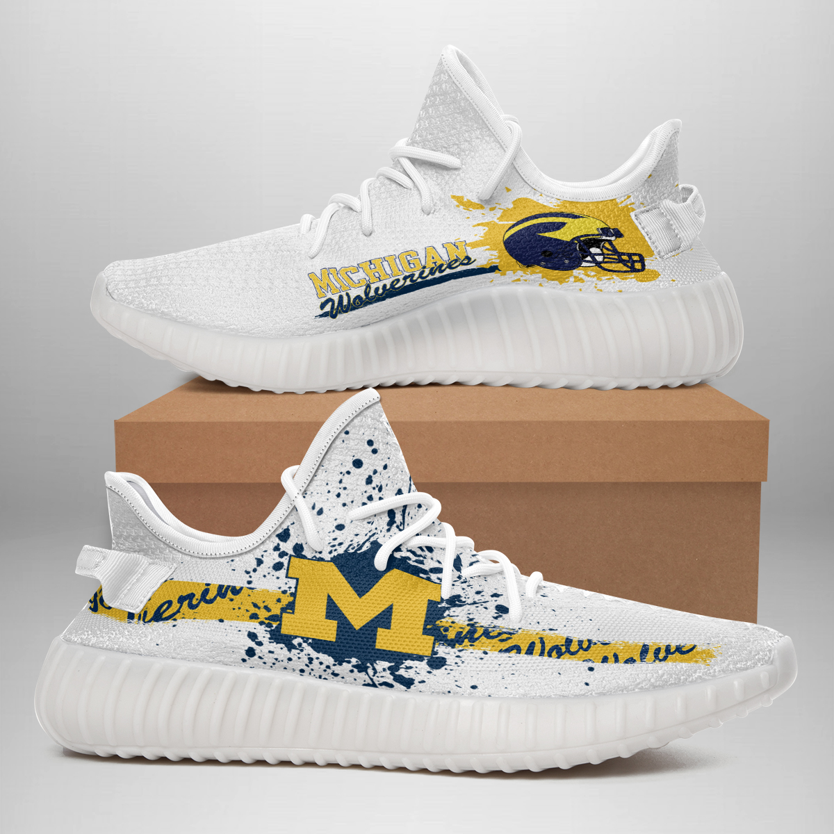 Michigan Wolverines Yeezy Shoes
