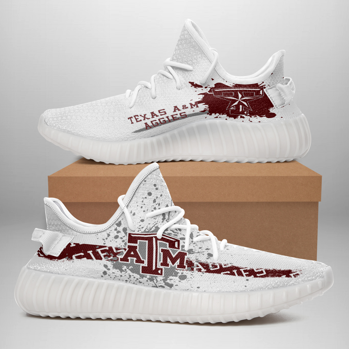 Texas Longhorns Yeezy Shoes