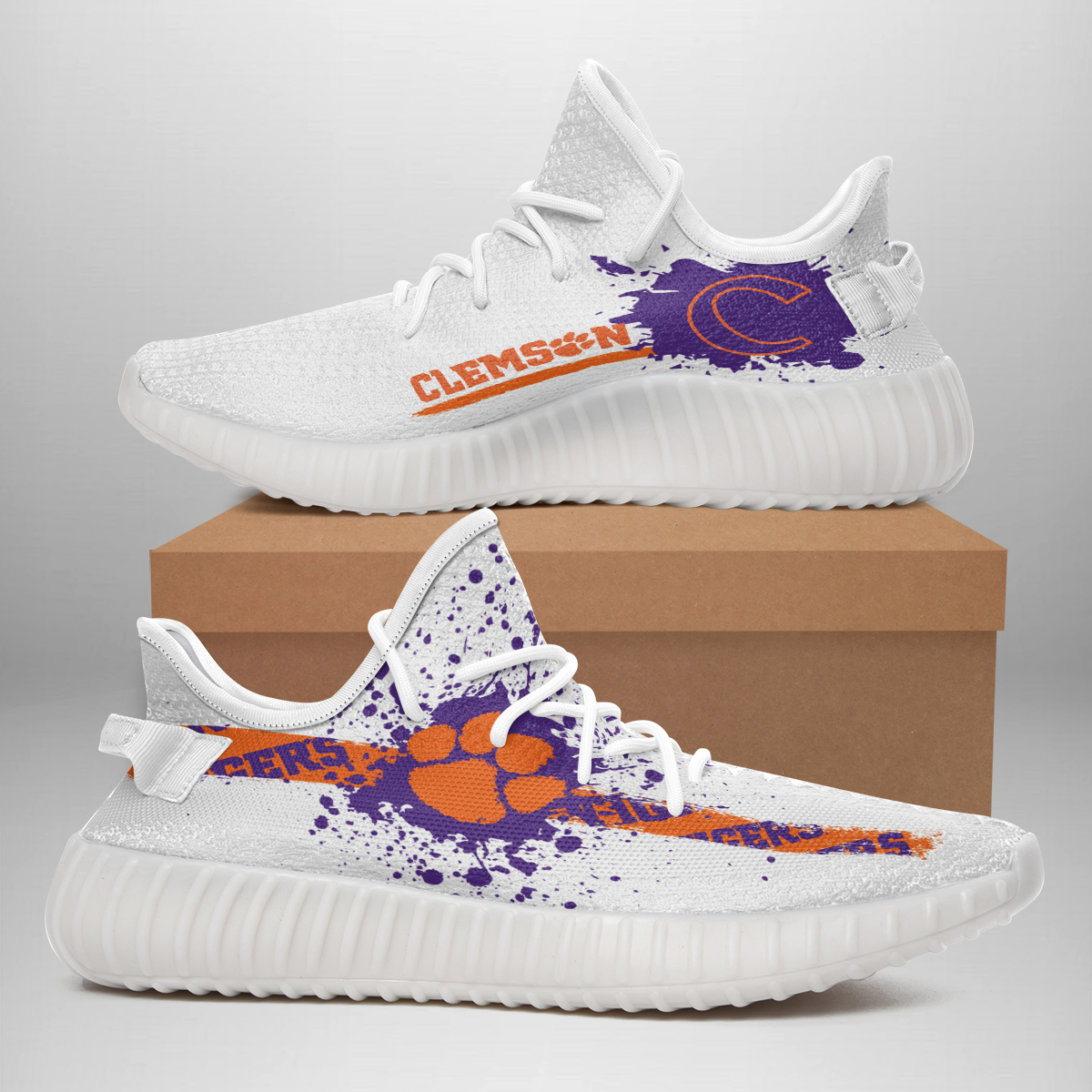 Clemson Tigers Yeezy Shoes