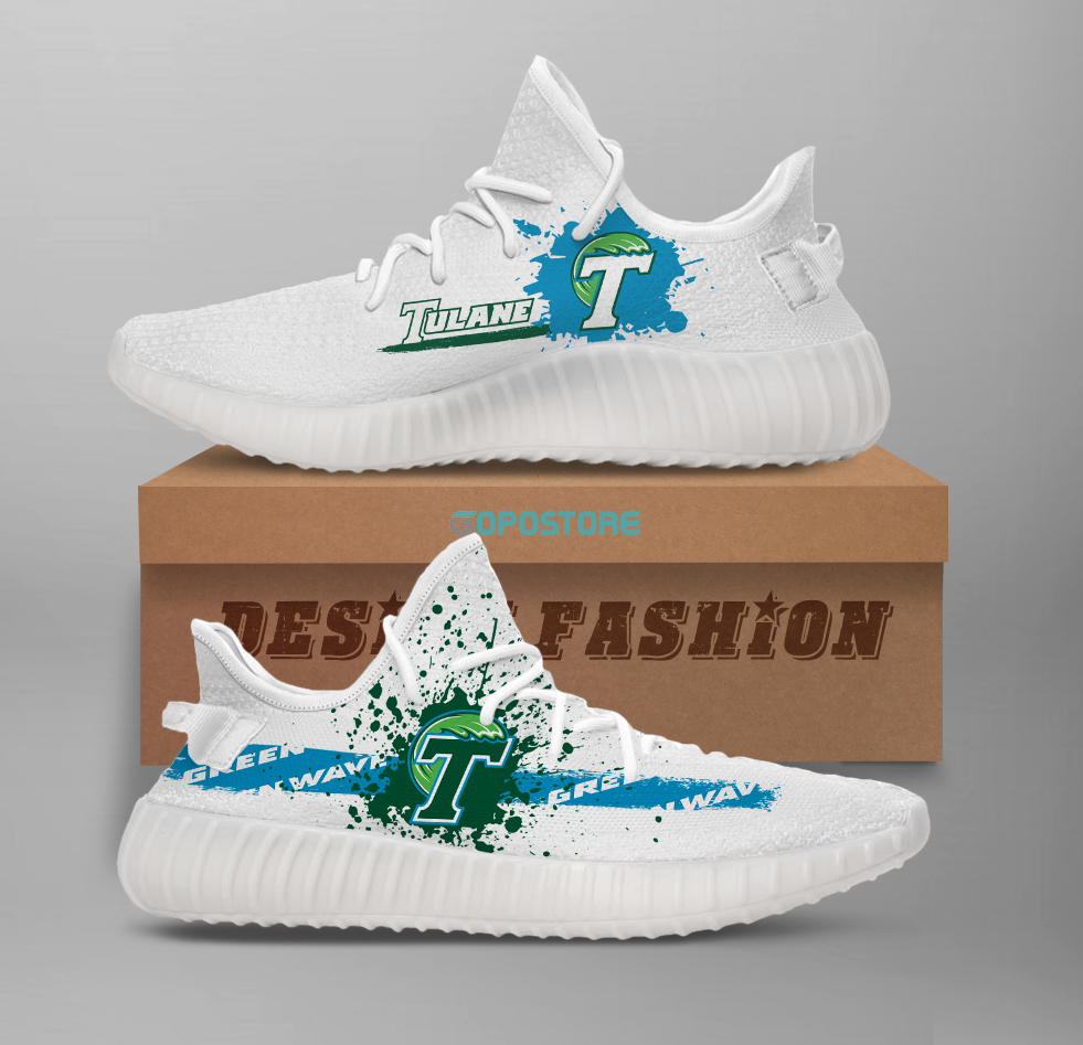 Tulane Green Wave Yeezy Shoes