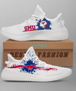 SMU Mustangs Yeezy Shoes