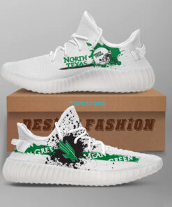 North Texas Mean Green Yeezy Shoes