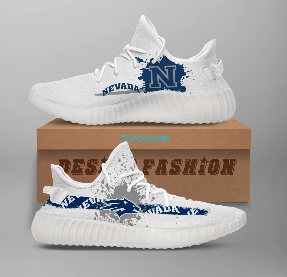 Nevada Wolf Pack Yeezy Shoes