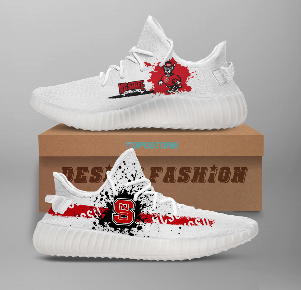 NC State Wolfpack Yeezy Shoes