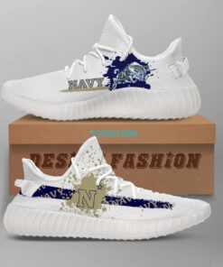 Navy Midshipmen Yeezy Shoes