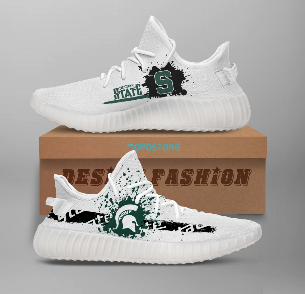 Michigan State Spartans Yeezy Shoes
