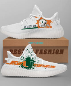 Miami Hurricanes Yeezy Shoes