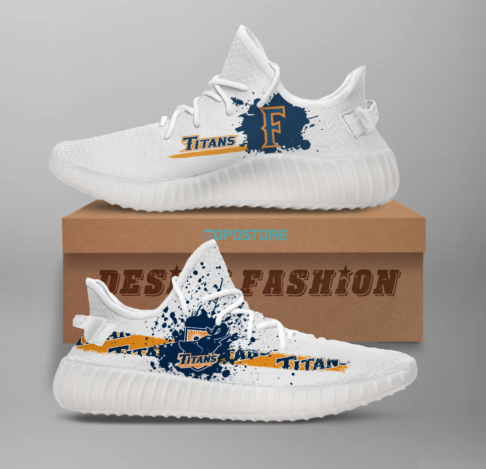 Cal State Fullerton Titans Yeezy Shoes