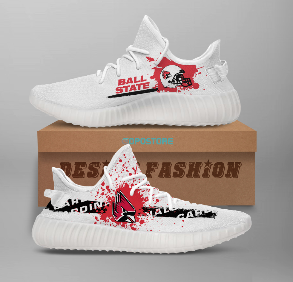 Ball State Cardinals Yeezy Shoes
