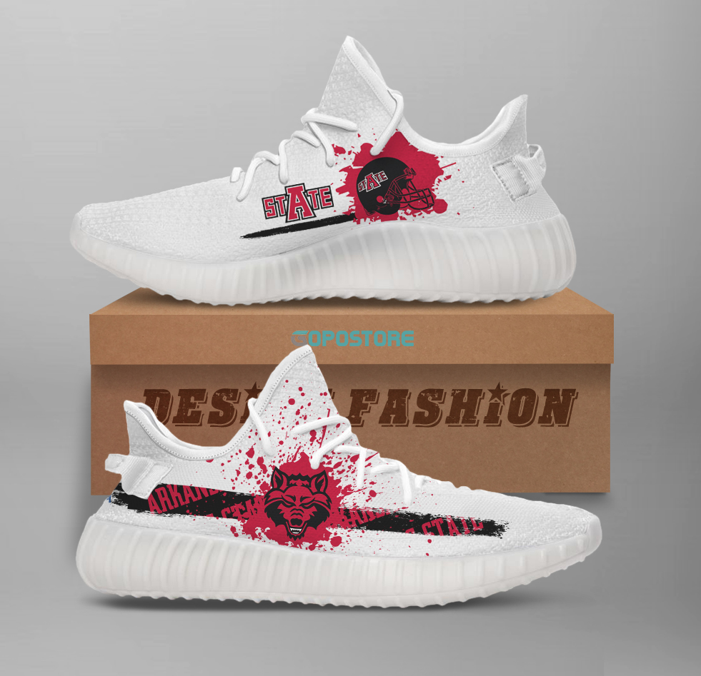 Arkansas State Red Wolves Yeezy Shoes