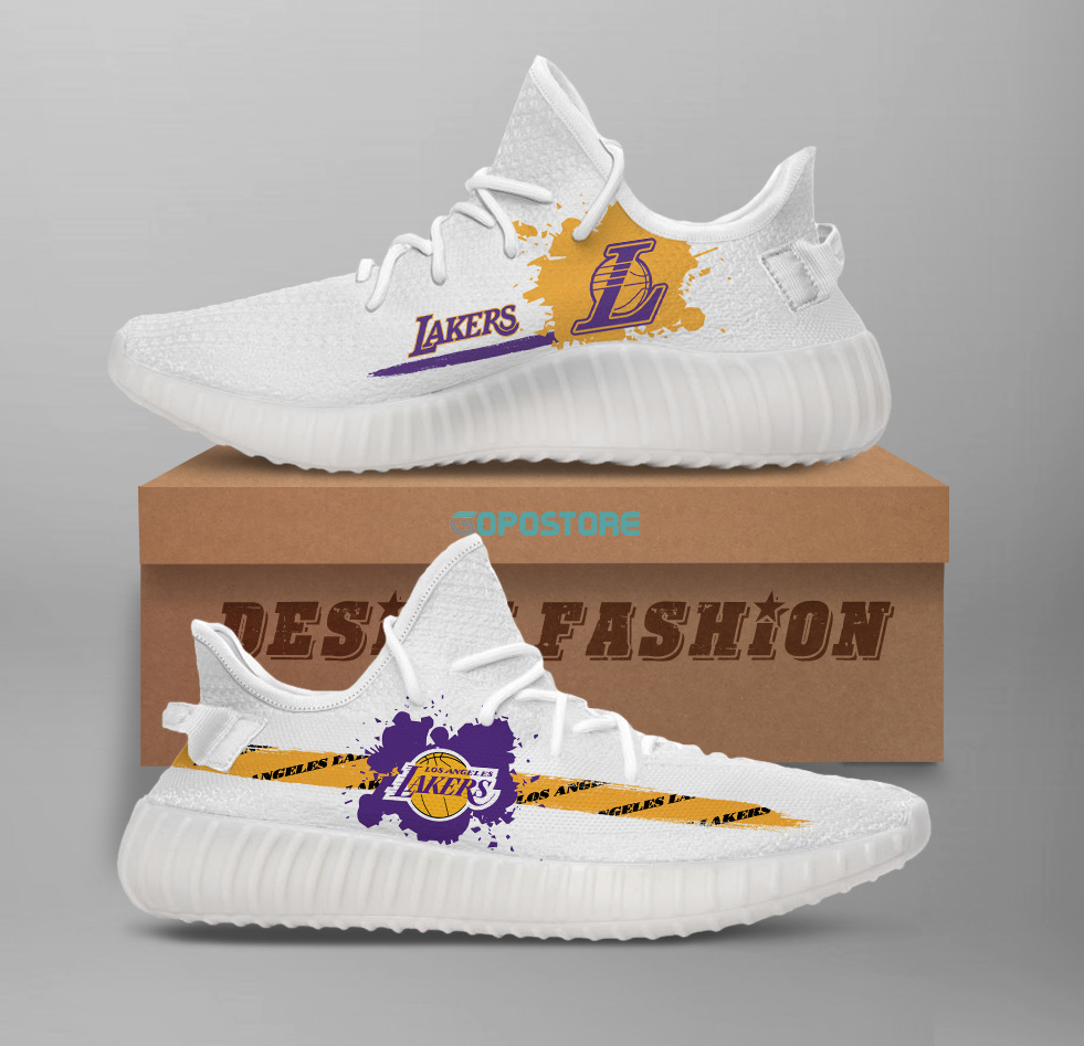 Los Angeles Lakers Yeezy Shoes