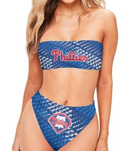 Philadelphia Phillies Wrapped Chest Bikini