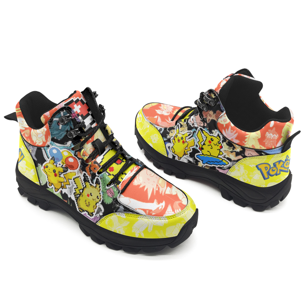 Pokemon Yellow Hiking Shoes
