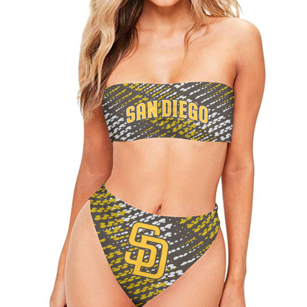San Diego Padres Wrapped Chest Bikini