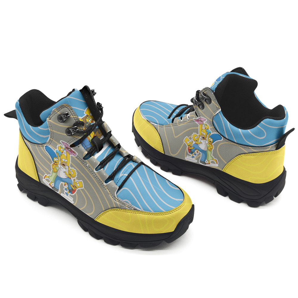 The Simpsons family Hiking Shoes