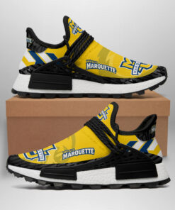 Marquette Golden Eagles NMD Human Race Shoes