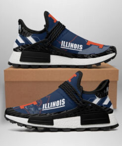 Illinois Fighting Illini NMD Human Race Shoes