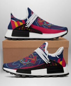 Atlanta Braves NMD Human Race Shoes