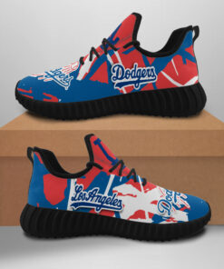 Los Angeles Dodgers Black football Sneakers Yeezy Shoes