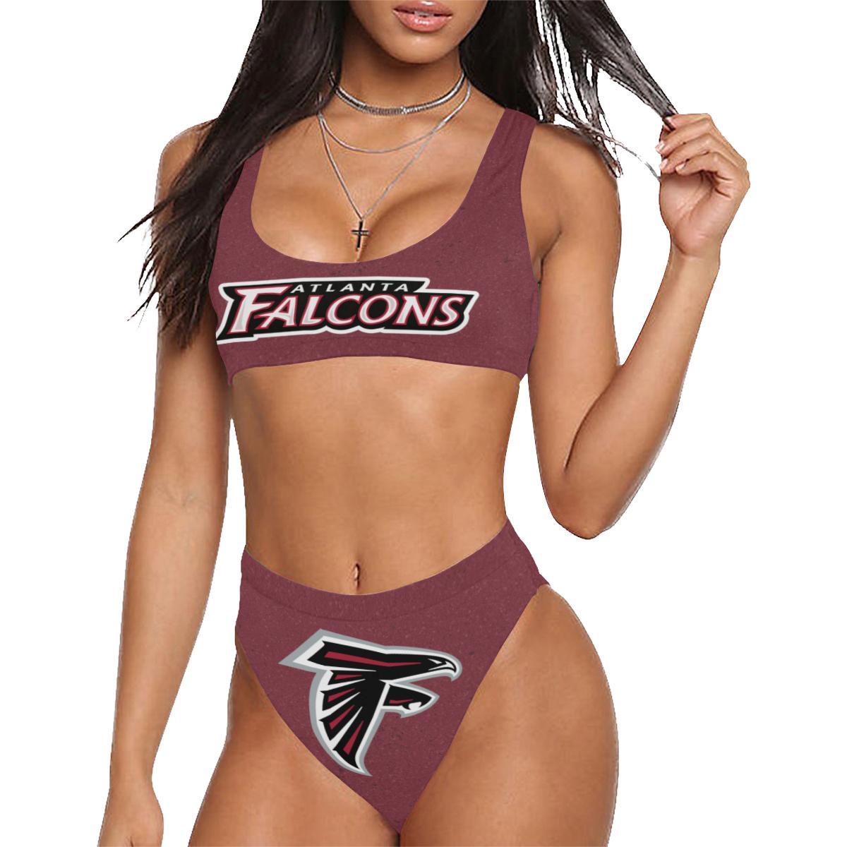 Baltimore Ravens Sport Top & High-Waisted Bikini Swimsuit – Model S07