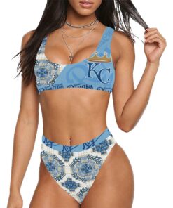 Kansas City Royals Sport Top & High-Waisted Bikini Swimsuit