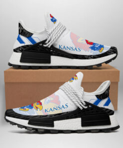 Kansas Jayhawk NMD Human Race Shoes