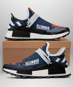 Illinois Fighting Illini NMD Human Race Shoes