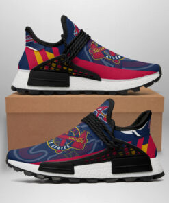 Atlanta Braves NMD Human Race Shoes