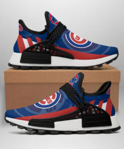 Chicago Cubs NMD Human Race Shoes