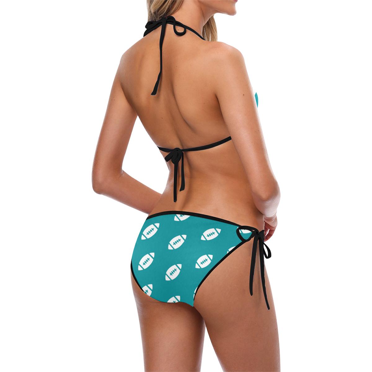 Miami Dolphins Custom Bikini Swimsuit – Model S01