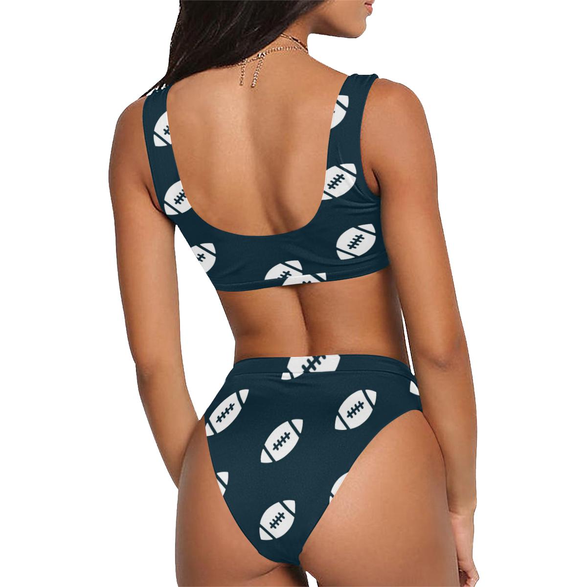 Houston Texans Sport Top & High-Waisted Bikini Swimsuit – Model S07