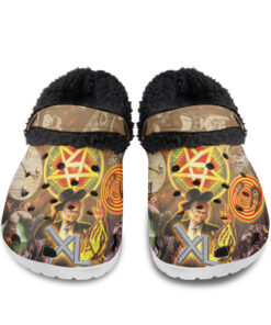 Anthrax Fuzzy Slippers Clog