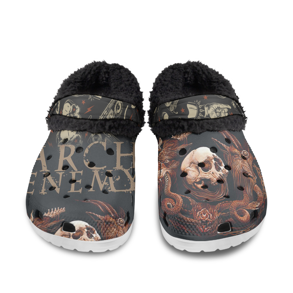 All Shall Perish Fuzzy Slippers Clog