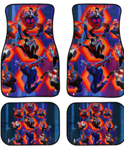 Across The Spiderverse Movie Car Floor Mats