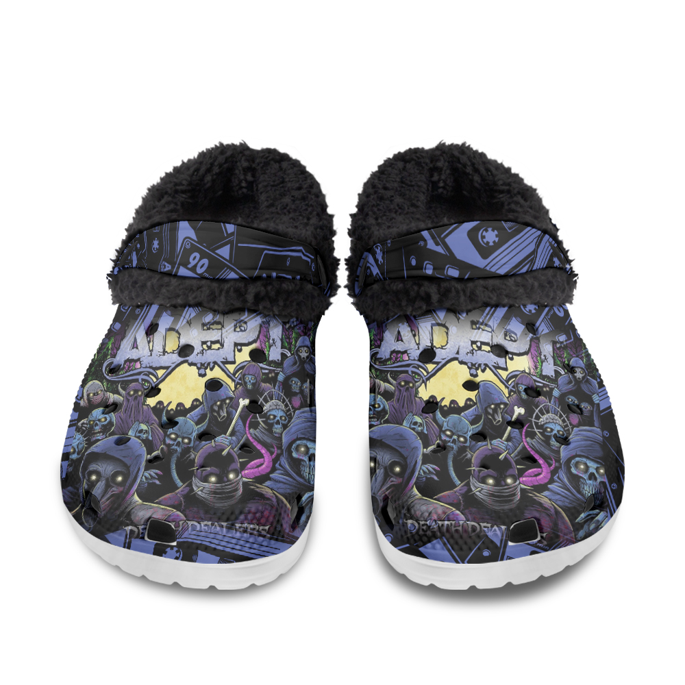 Asking Alexandria Fuzzy Slippers Clog