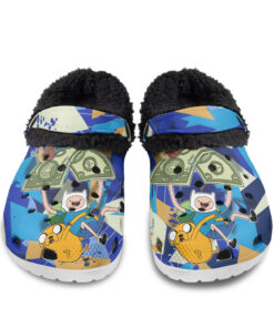 Adventure Time Finn and Jake Fuzzy Slippers Clog