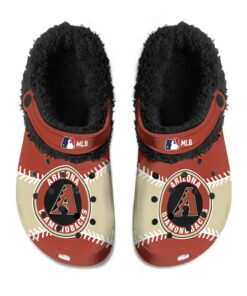 Arizona Diamondbacks Fuzzy Slippers Clog