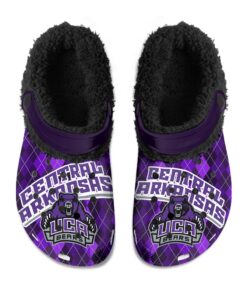 Arkansas Bears Fuzzy Slippers Clog