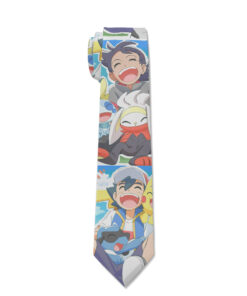 Ash and Goh Pokemon Shin Anime Cravat