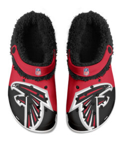 Atlanta Falcons Fuzzy Slippers Clog