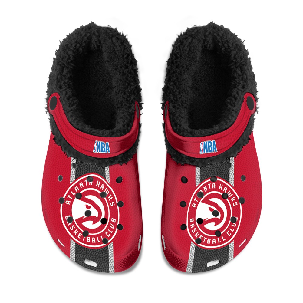 Chicago Bulls Fuzzy Slippers Clog